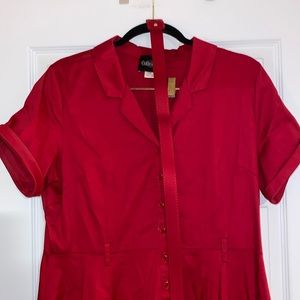 Collectif Caterina Dress in Red